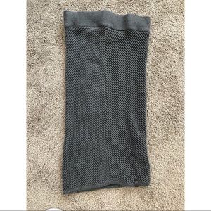 Rudsak Charcoal Grey Knit skirt